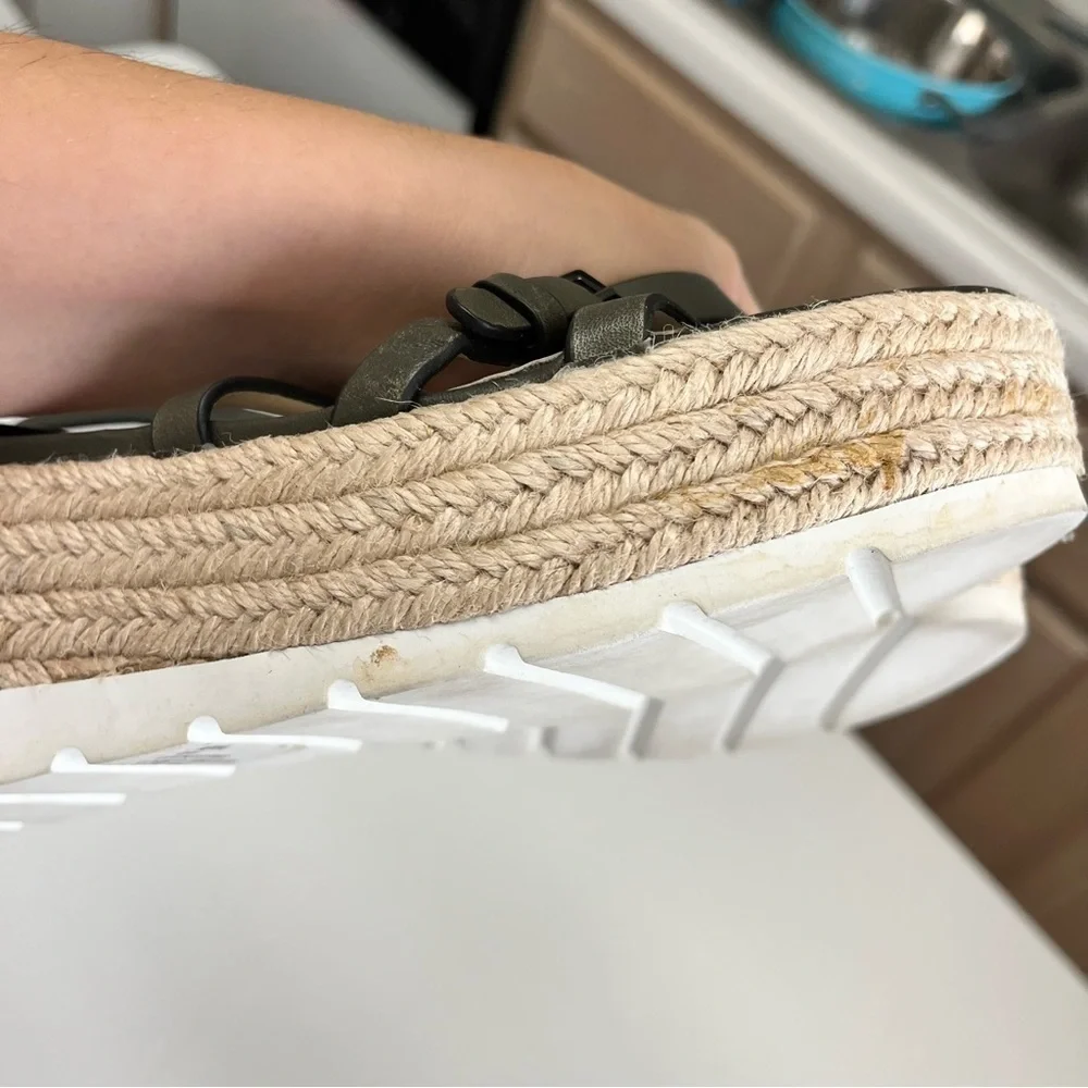 Sanctuary Black Multi-Strap Espadrille Sandals